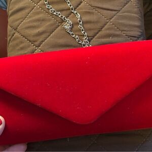Elegant Red Clutch Bag